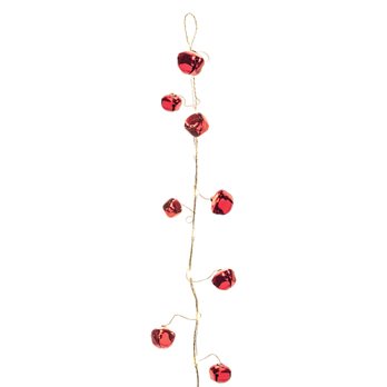 LED Sleigh Bell Garland (Set of 2)