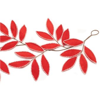 Fabric Leaf Garland (Set of 2)