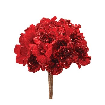 Beaded Hydrangea Flower Stem (Set of 2)