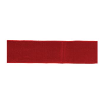 Red Nylon and Wool Wired Ribbon (Set of 2)