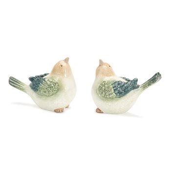 Terra Cotta Bird Figurine (Set of 4)