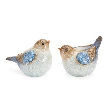 Ceramic Bird Figurine (Set of 4)