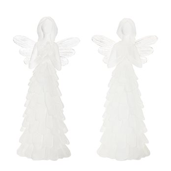 Frosted Angel Figurine (Set of 4)