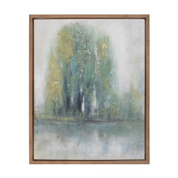 Framed Tree Canvas Art 29"H