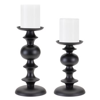 Modern Metal Candle Holder (Set of 2)