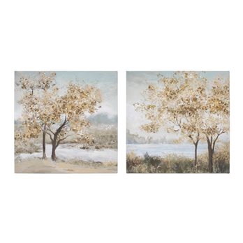 Framed Tree Canvas Art (Set of 2)