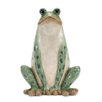 Ceramic Garden Frog Statue (Set of 2)