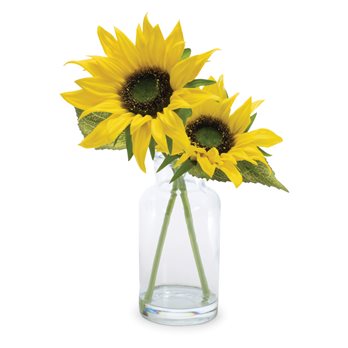 Sunflower Floral Vase (Set of 2)