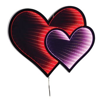 Hanging Heart Ekko Light Display 15.75"H