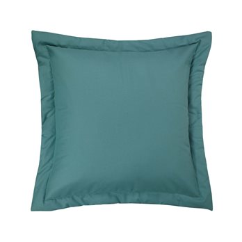 Leaves Collection Euro Sham - Teal Blue