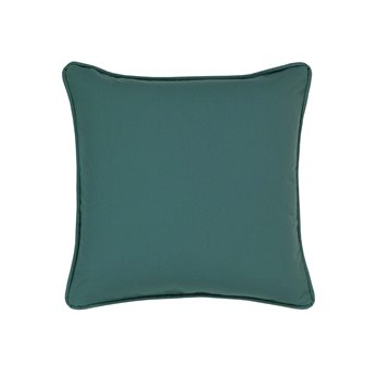 Leaves Collection 17 x 17 Square Pillow - Teal Blue