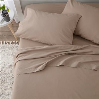 Martex 225 Thread Count Twin XL Khaki Sheet Set