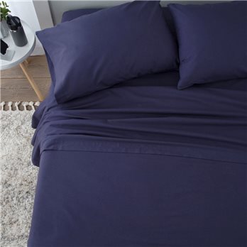 Martex 225 Thread Count Twin XL Navy Sheet Set