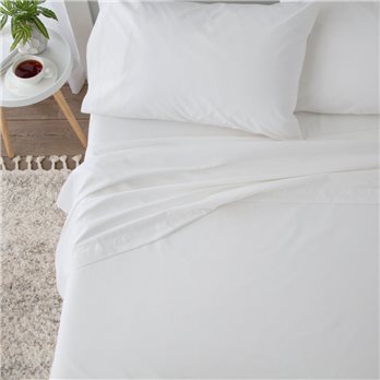 Martex 225 Thread Count Twin XL White Sheet Set