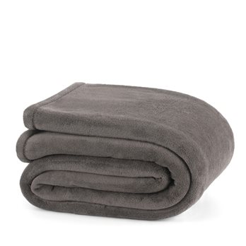 Martex Plush Full Gray Blanket