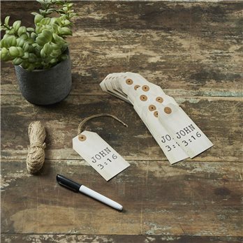 Celebrate Grace John 3:16 Paper Tag 4.75x2.25 w/ Twine Set of 50