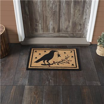 Raven Stars Coir Rug Rect 20x30