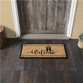 Saltbox Coir Welcome Rug Rect 17x36