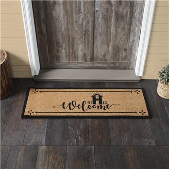 Saltbox Coir Welcome Rug Rect 17x48