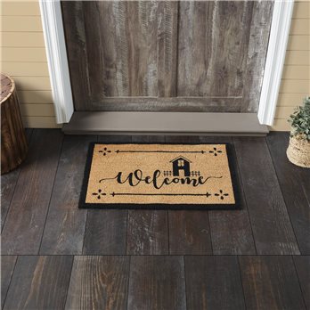 Saltbox Coir Welcome Rug Rect 20x30