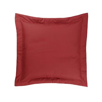 Cottage Rose Red Euro Pillow Sham