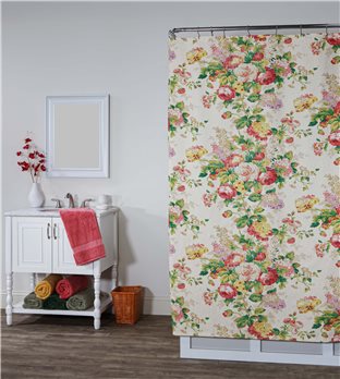 Cottage Rose Shower Curtain