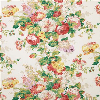 Cottage Rose Fabric -Main Print Per Yard (non-returnable)