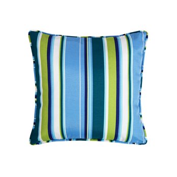 Zealand 17" x 17" Square Pillow - Stripe