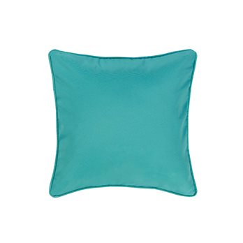 Zealand 17" x 17" Square Pillow - Solid Teal