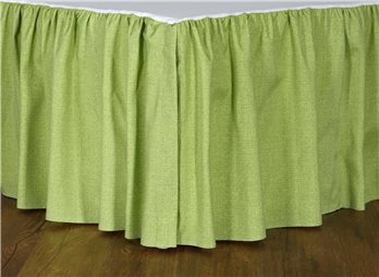 Zealand Twin Size Bed Skirt 15 inch Drop