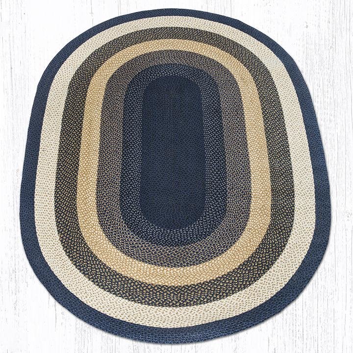 High-Quality Oval Braided Rug For High-Traffic Areas 