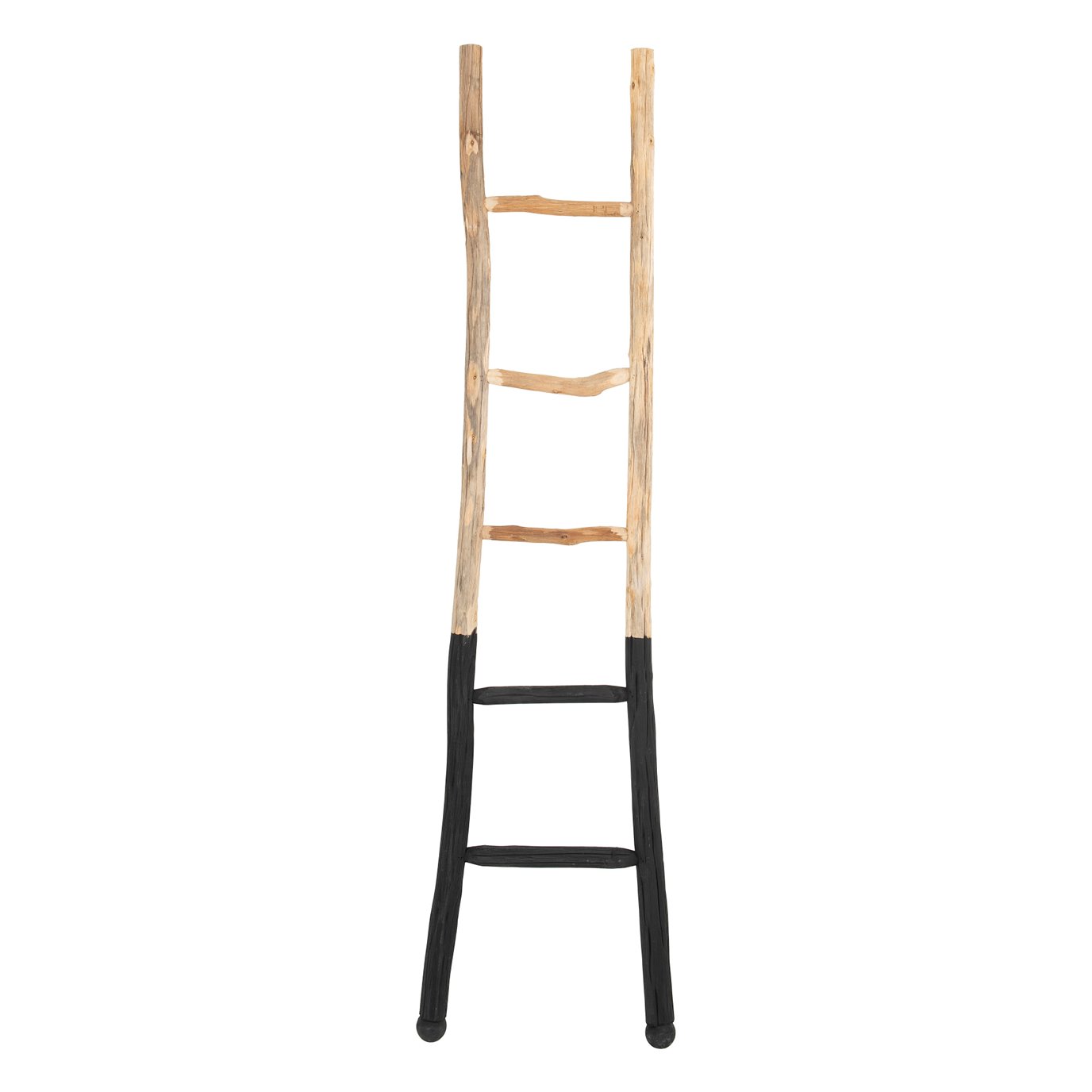 Decorative Wood Ladder, Black Dipped by Creative Coop