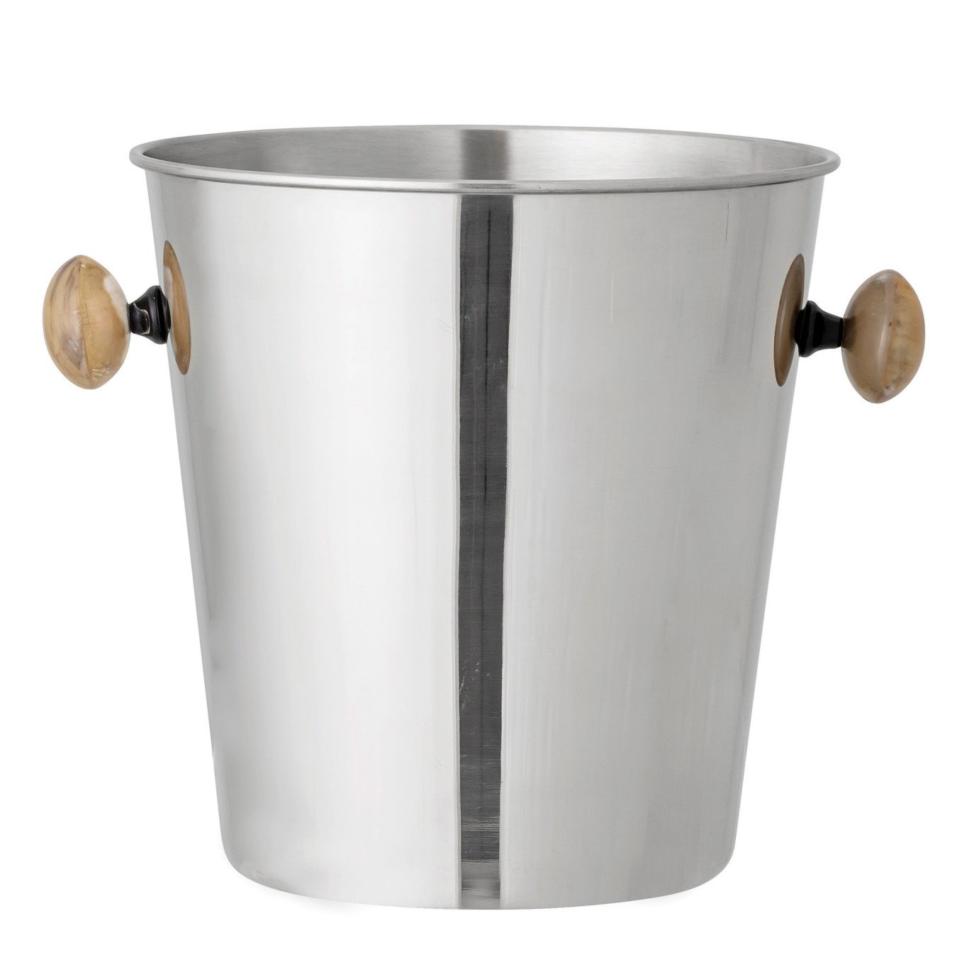 Quart Stainless Steel Ice Bucket with Horn Handles by Bloomingville