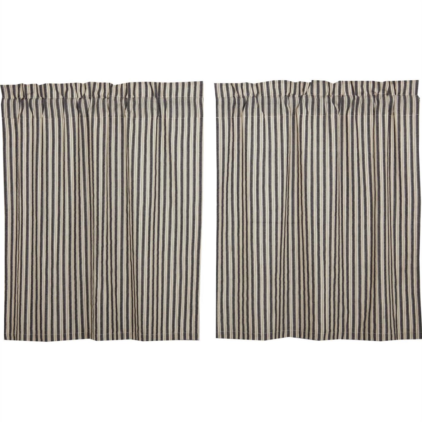 Ashmont Ticking Stripe Tier Set of 2 L36xW36 by April & Olive - VHC Brands