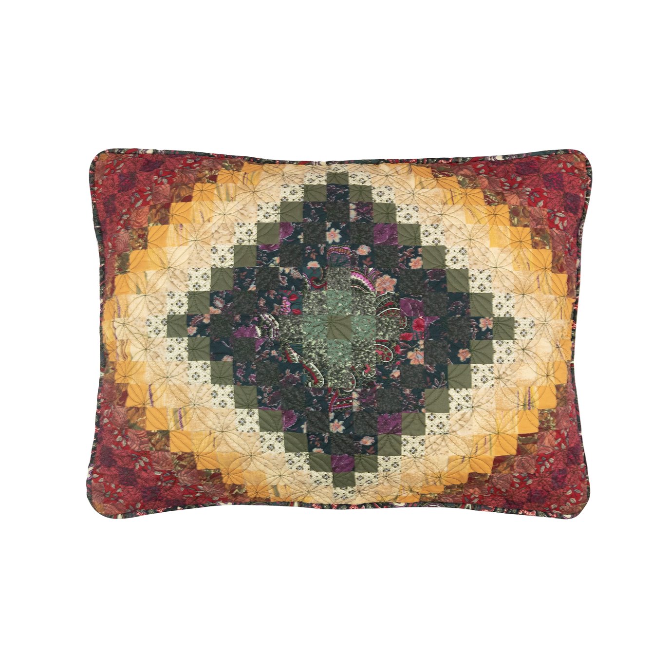 Spice Postage Stamp Rectangle Decorative Pillow