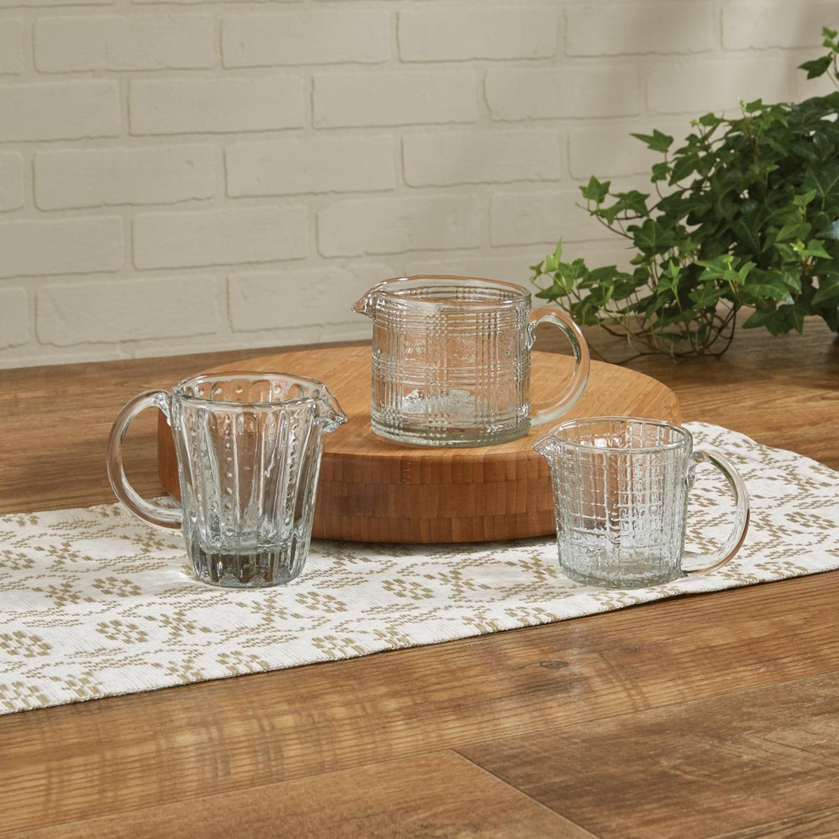 Park Designs Small Glass Pitcher With Grid : Target