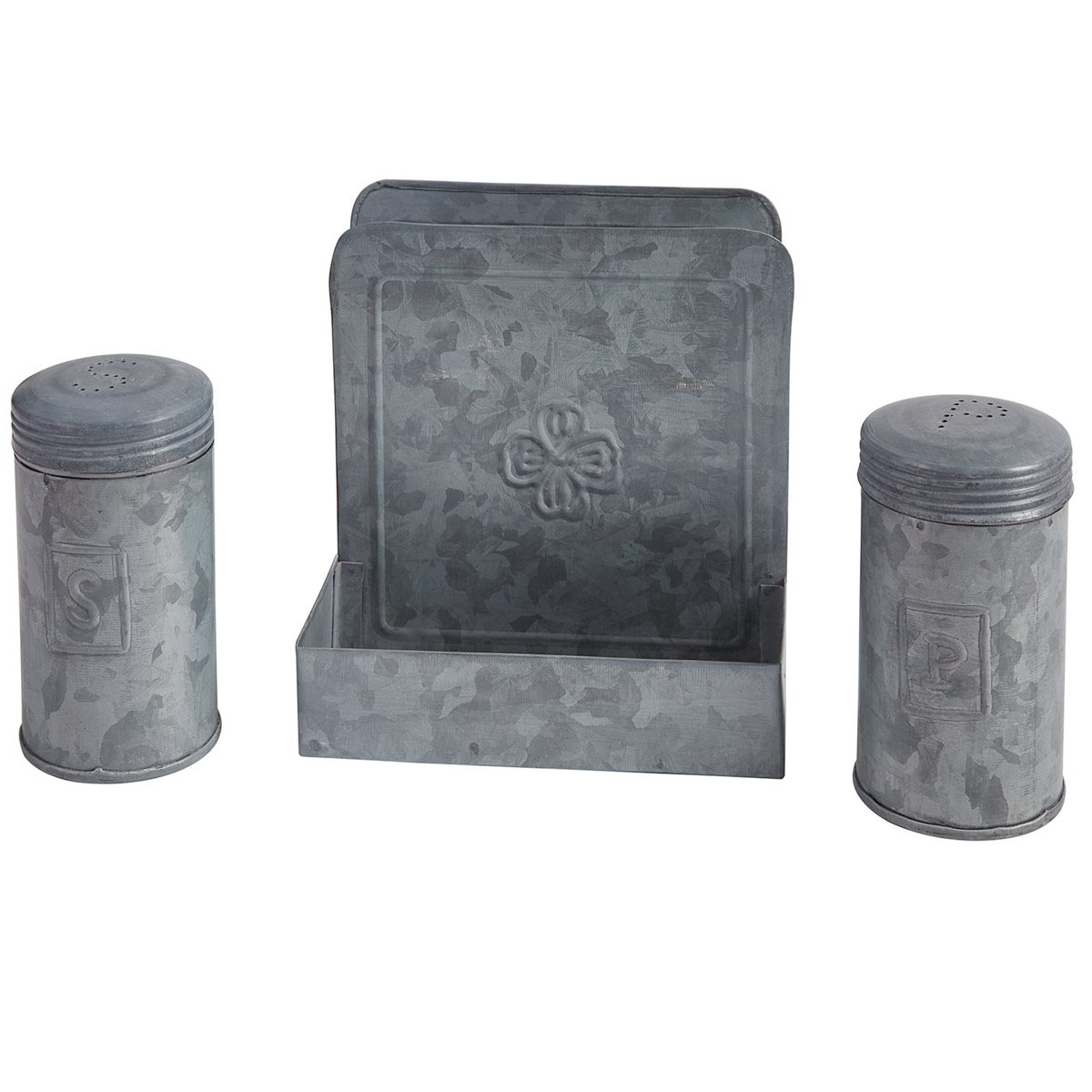 Park Designs Napkin Holder With Salt and Pepper Spots