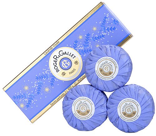 Roger & Gallet Lavender Royale Perfumed Soaps Box of 3 (3 x 3.5 oz.) Thumbnail