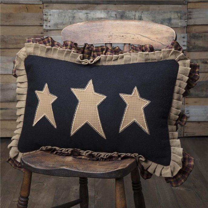 Heritage Farms Primitive Stars Pillow 14x22 Thumbnail