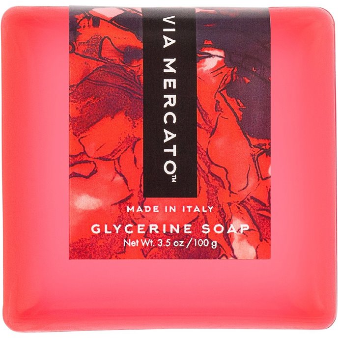 Via Mercato Bella Sour Cherries and Pomegranate Glycerine Soap - 100 g Thumbnail