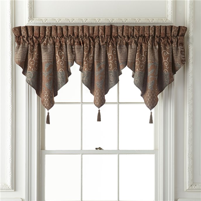 Galleria Brown Ascot Valance 40x21 Thumbnail