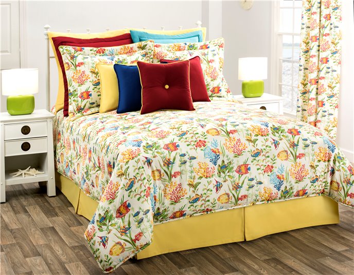 West Bay Full Comforter Set with 15" Bed Skirt Thumbnail