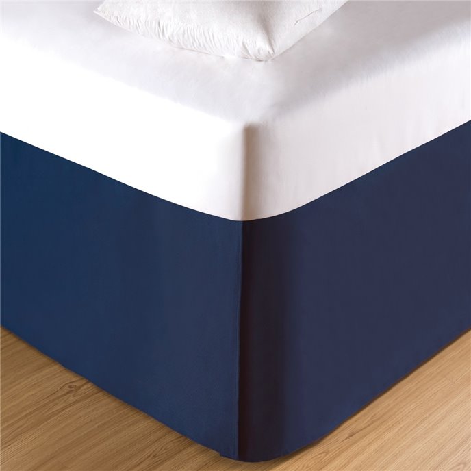 Navy Queen Bed Skirt Thumbnail