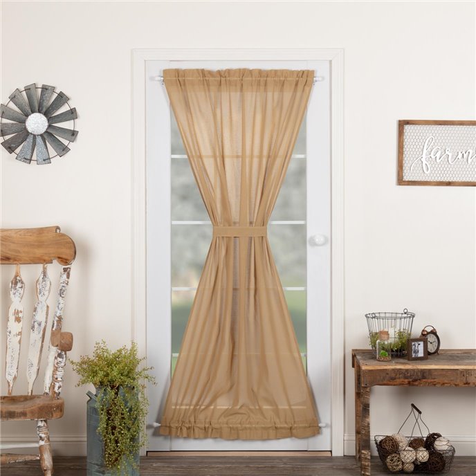 Tobacco Cloth Khaki Door Panel 72x40 Thumbnail