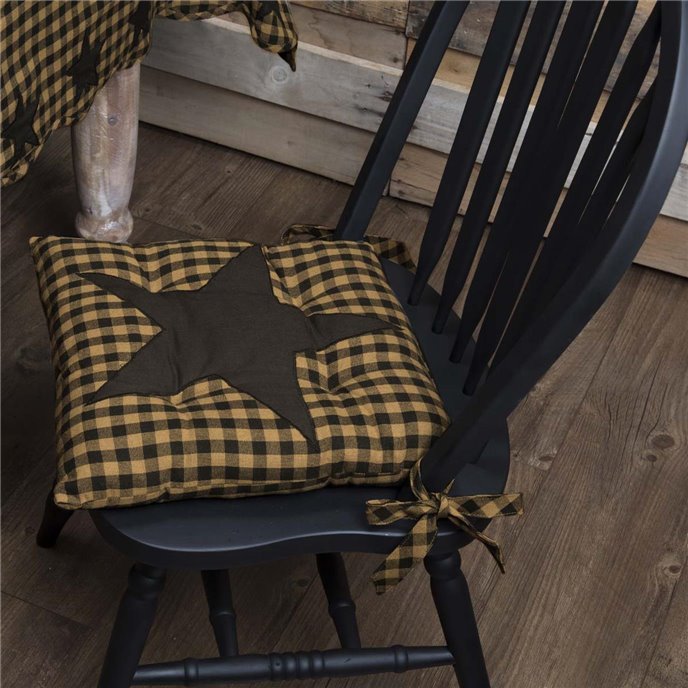 Black Star Chair Pad Thumbnail