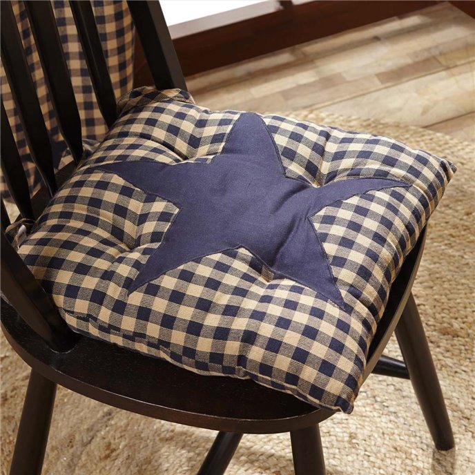 Navy Star Chair Pad Thumbnail