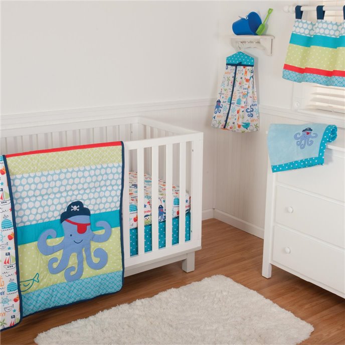 crib sheet and bumper set