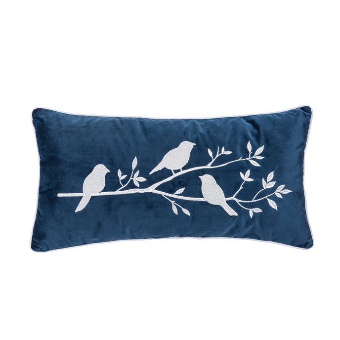 Bird Branch Throw Pillow Thumbnail