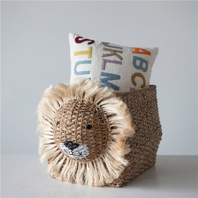 lion toy basket