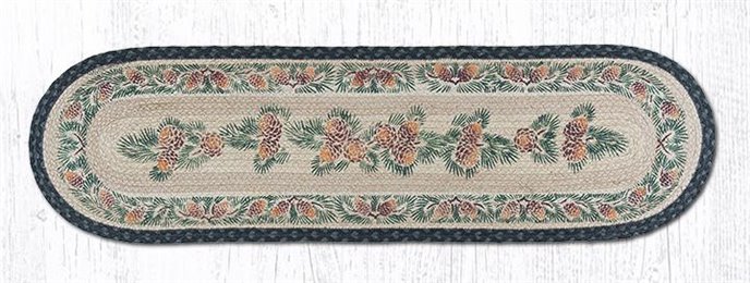 Pinecone Oval Braided Runner 13"x48" Thumbnail